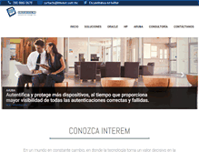 Tablet Screenshot of interem.com.mx